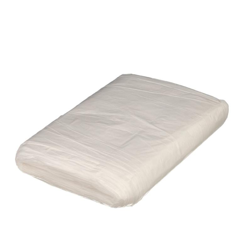 Плёнка защитная полиэтиленовая, прозрачная, HDPE, 4х12,5м, толщина 15мкм