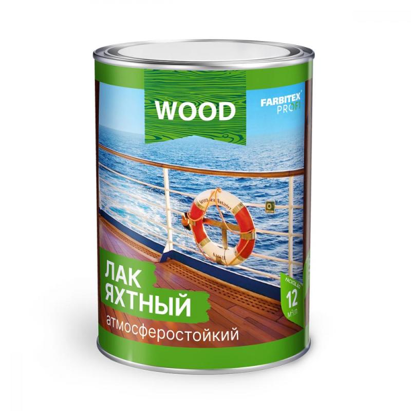 Лак яхтный уралкид атмосферост 0,8л МАТОВЫЙ FARBITEX ПРОФИ WOOD
