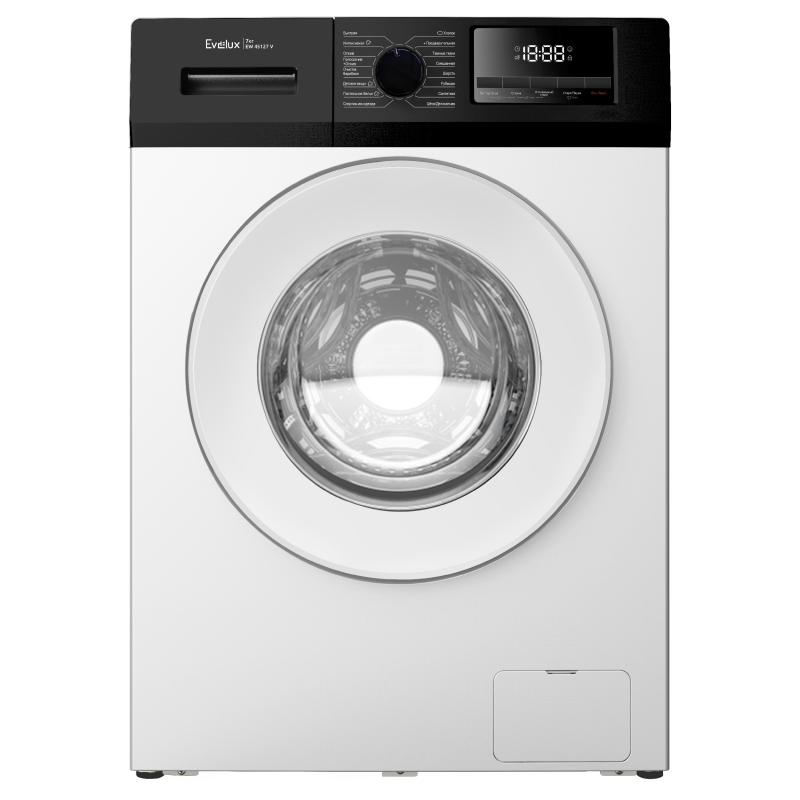Стиральная машина Evelux EW-45127V белый, 7кг/1200об, 16 программ, пар, A+++, 59.5x85x49.5см