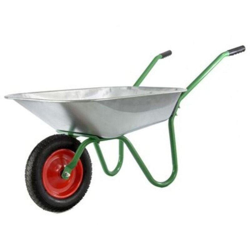 Тачка садовая одноколесная 85л 150 кг колесо пневматическое 3.50/8 втулка16 GROWER NEW