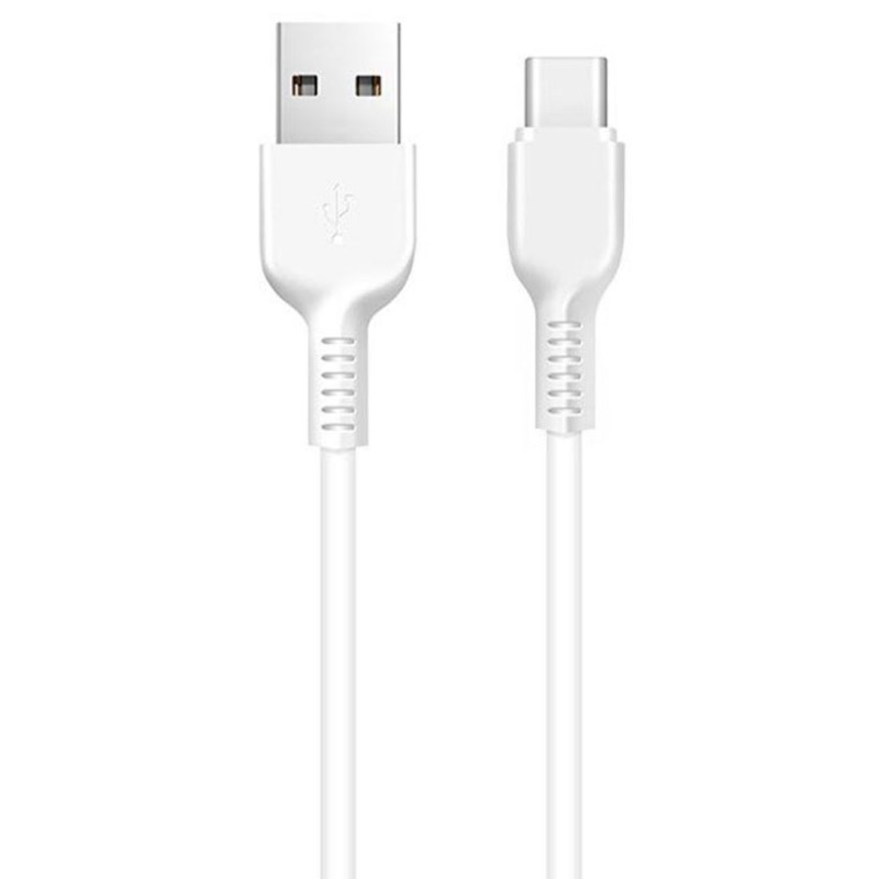 Кабель HOCO X20 Flash USB - Type-C, 2A, 2 м, белый
