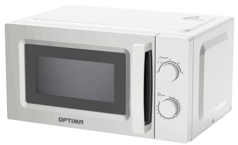 Микроволновая печь OPTIMA MO-2023W белый, 700Вт, 20л