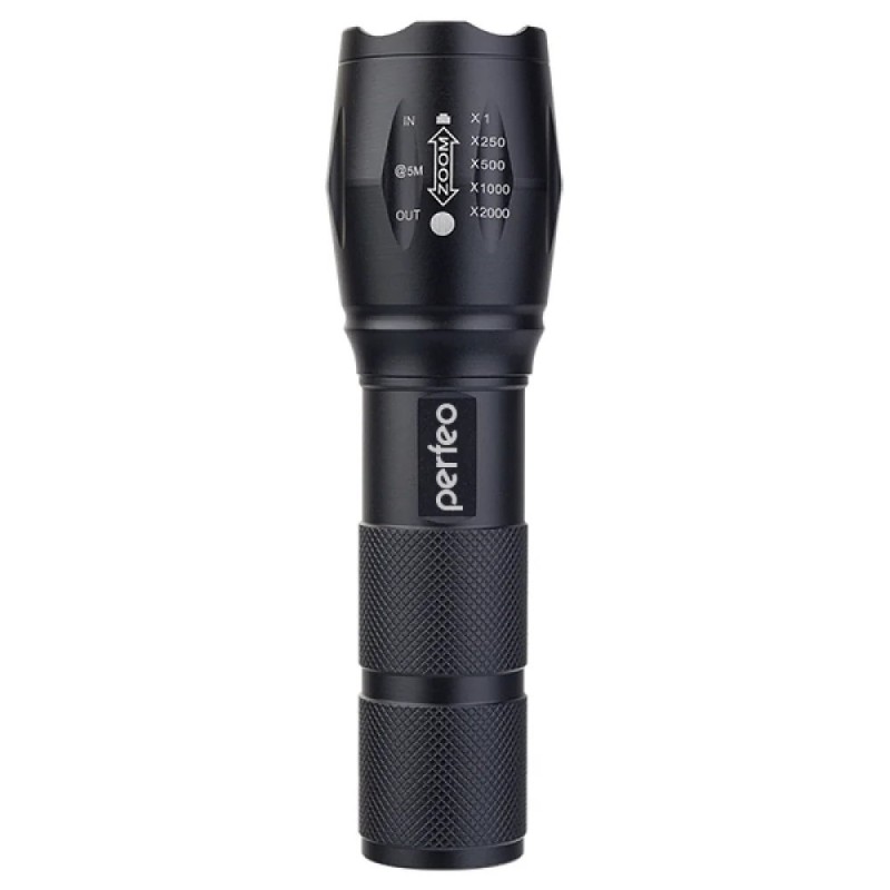 Фонарь Perfeo URANUS (PL-302 Regs) светодиодный 10W LED, 250LM, аккум. 1800 mAh, USB-зарядка, Zoom