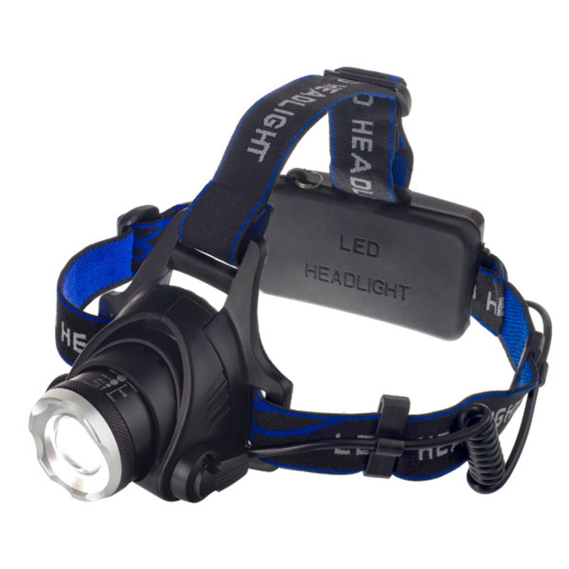 Фонарь Perfeo PF_A4404, cветодиодный налобный, 180LM, аккумулятор 1*18650, Zoom, 3 режима