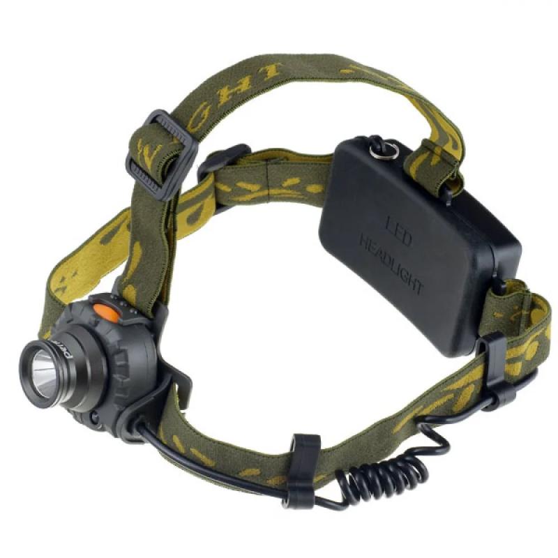 Фонарь Perfeo LT-065-A, cветодиодный налобный 150LM, аккумулятор 18650+3*AAA, Sensor, 3 режима