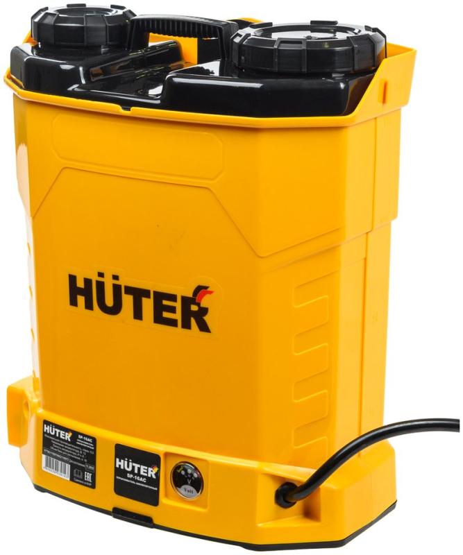 Опрыскиватель аккумуляторный Huter SP-16AC (16л, до 5.5л/мин, аккумулятор 8А*ч, 5.5кг)