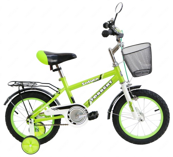 Велосипед Torrent Saturn + корзина, зеленый, рама сталь 10