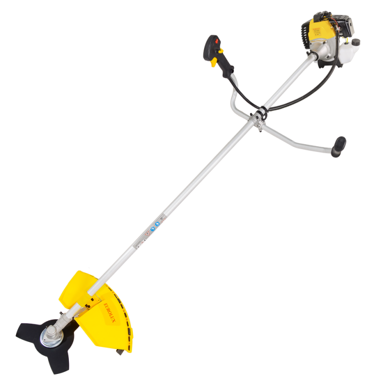 Бензиновый триммер TR-1900T Eurolux 2500 Вт, 9500±500 об/мин, леска 460 мм, нож 255 мм, антивибрационная система