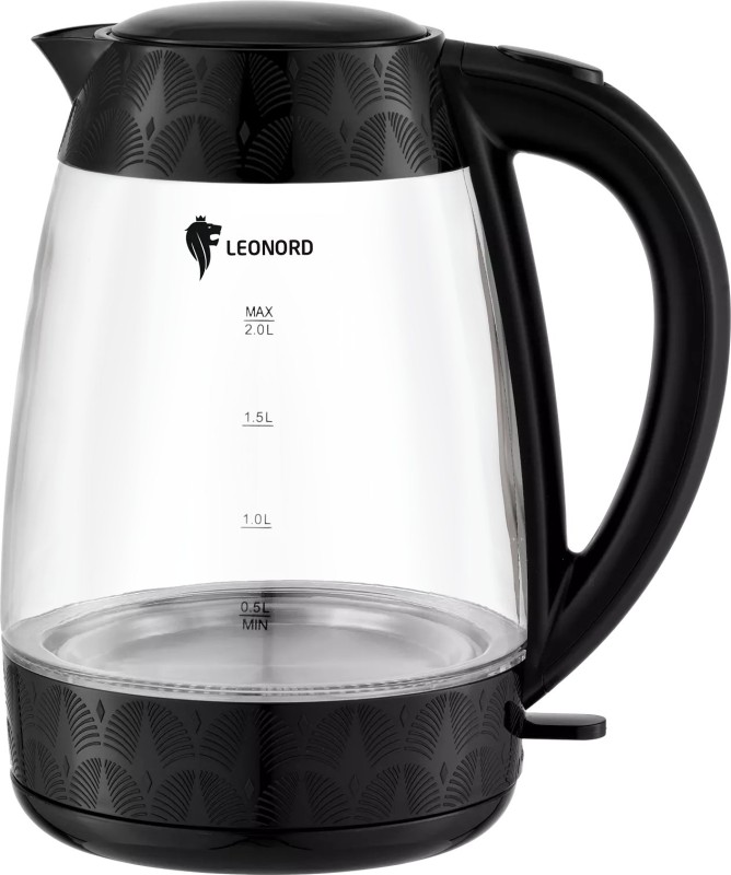 Чайник Leonord LE-1519 стеклянный 2л 2.2кВт LED подсветка арт. 107956