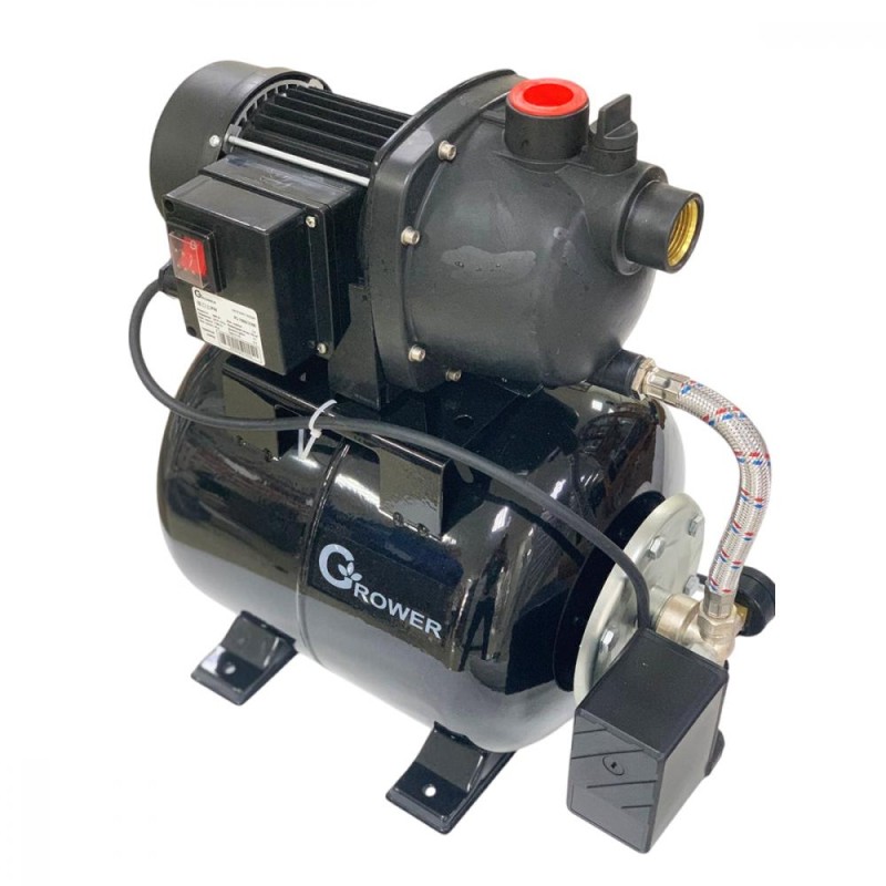 Насос-автомат GROWER PS-600.2800 600Вт, 2800л.ч, насос пластик, бак 20 л подъем 35м