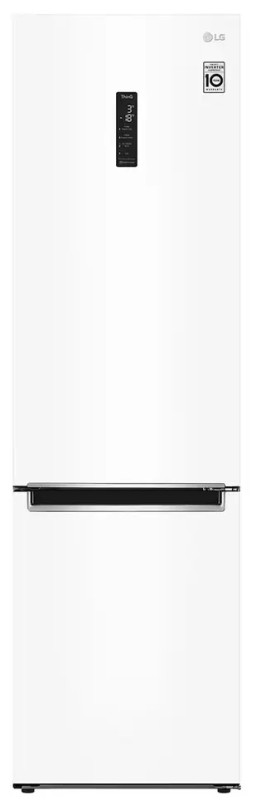 Холодильник LG GC-B509MQWM белый, DoorCooling+™, 374/247/127л, NF, инвенторный, А++, 59,5x68,2x203см