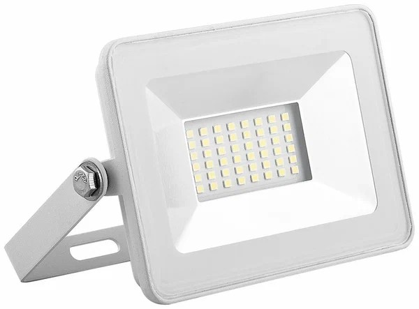 Прожектор св/д Saffit 20W(1800lm) 2835SMD 6400K 6K 95х33х110 белый SFL90-20 IP65 55071