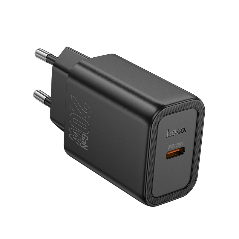 Зарядное устройство HOCO N60 Gentle 1xUSB-C, 20W, черный