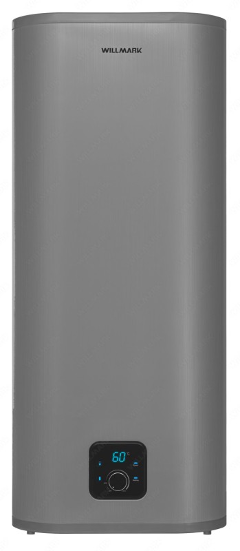Водонагреватель WILLMARK WWH-100GFS U PRO серый, 100л, 2кВт, нерж. сталь, LED-дисплей, универ монтаж