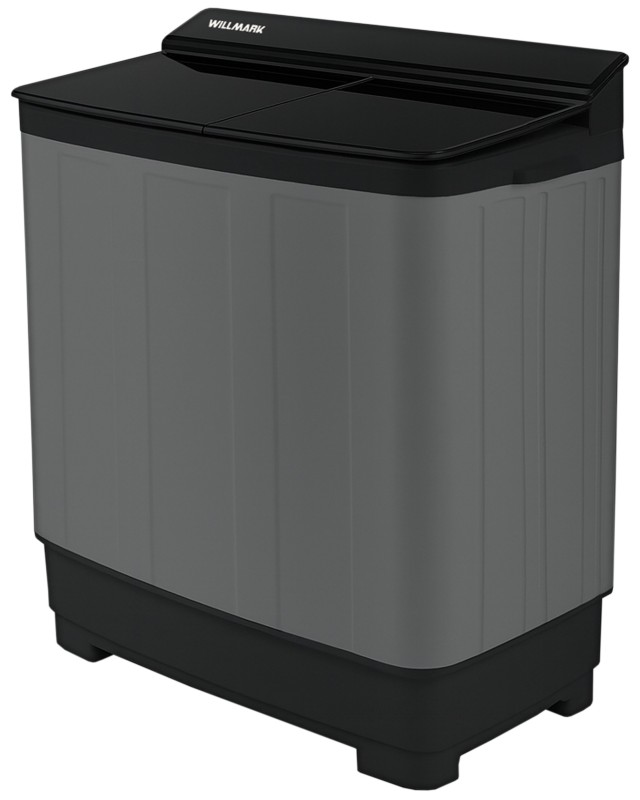 Стиральная машина WILLMARK WMS-95GB серый/черный, 9.5кг, 1350об/мин, крышка стекло