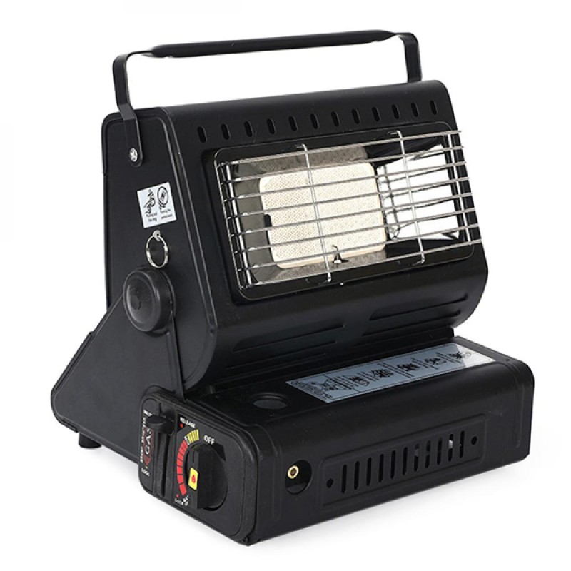 Плита газовая+обогреватель керамический 1,3 кВт 27.5*27.5*18см цанг переходник GR-ZX750 Grower