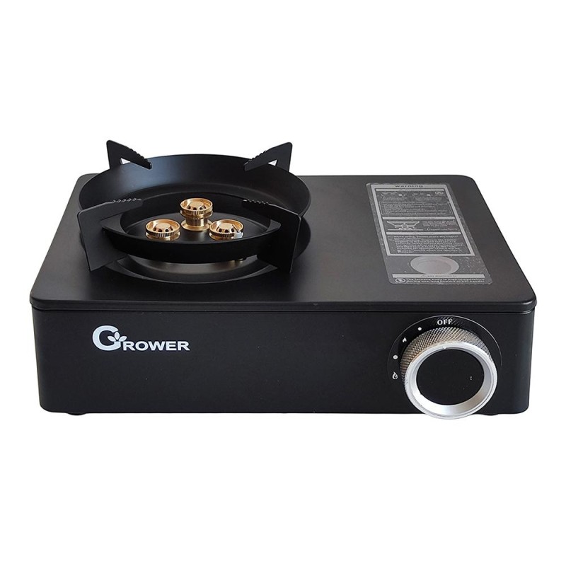 Плита газовая портативная 5,2кВт 29*20*12 см 3 сопла магнитный фиксатор BZ-8502A Grower