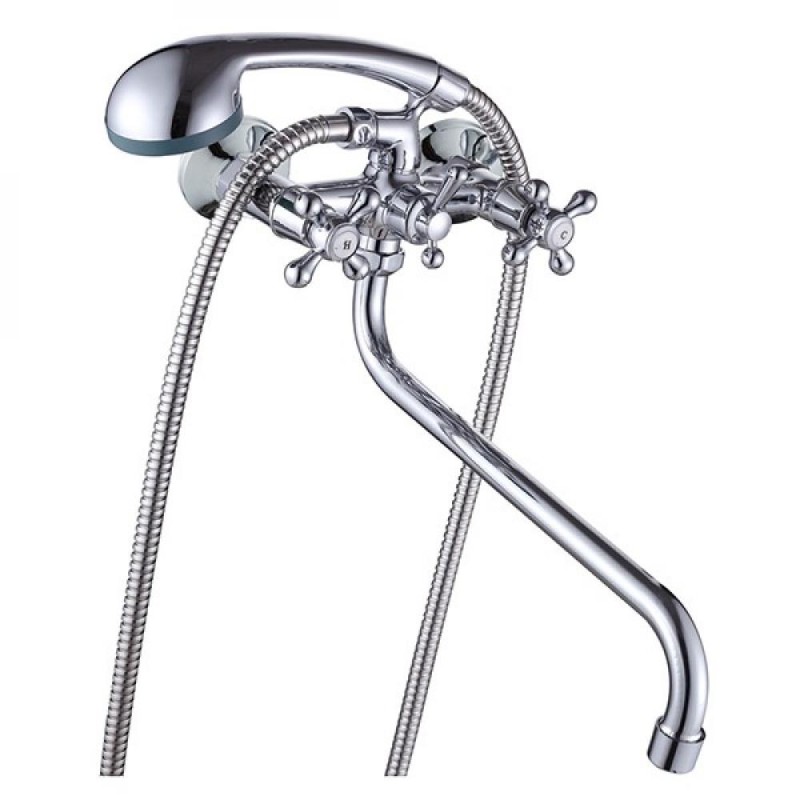 Смеситель DIKALAN для ванны махов. крест D6500-S24