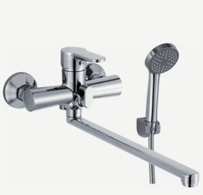 Смеситель для ванны однорыч 35мм длин излив Сатин KOLAG KLG 295-21