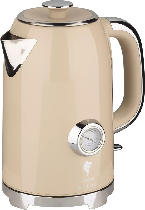 Чайник Leonord LE-1901/2 Retro металлический 1,7 л 2,2 кВт встроен термометр арт. 105840