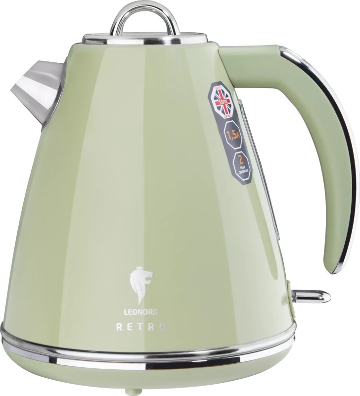 Чайник Leonord LE-1906/2 Retro зеленый пластик 1,5 л 2,2 кВт арт. 107481