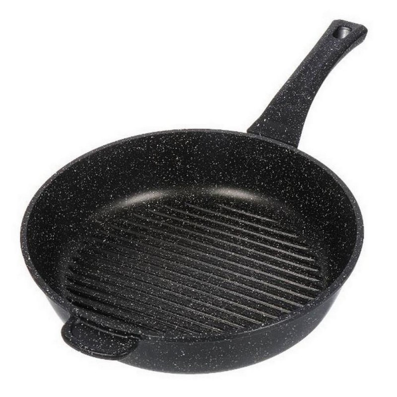 Сковорода-гриль алюминиевая 28 см Гранит Induction Горница арт. Исг281аг