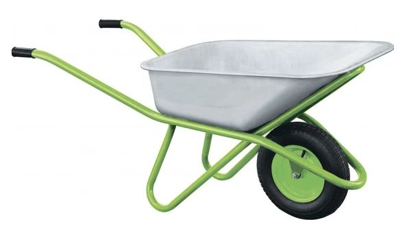 Тачка строительная БТМ (200 кг, 100л, 0,8мм, 1 колесо 12х4-8, зеленая)