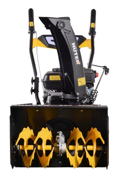 Снегоуборщик Huter SGC 4000 колесный, самоходный, 7л.с., ковш 56x42см, 4 вперед / 2 назад, руч старт