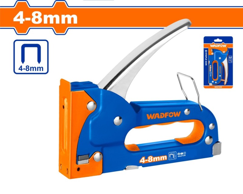 Степлер мебельный тип 53 металл 4-8 мм WADFOW WGU1608