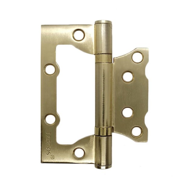 Петля универсальная без врезки 2ВВ 100х75х2,5 SB (золото матовый) Trodos арт. 201171
