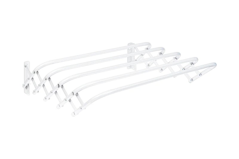 Сушилка настенная д/белья (гармошка)4,5м(Д90*Ш45*В18,5см)БЕЛАЯ металл, max нагрузка=10кг,СН90/Б Nika
