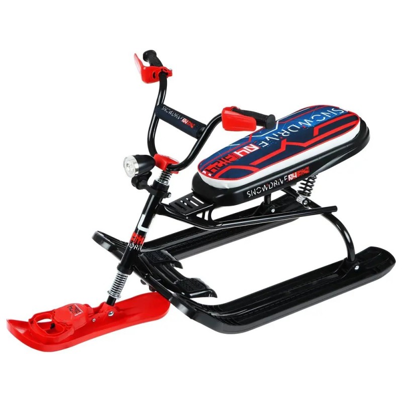 Снегокат металлический h-400 мм до 100 кг красно-черный kids Snowdrive 5 Nika СНДЗ/SD5