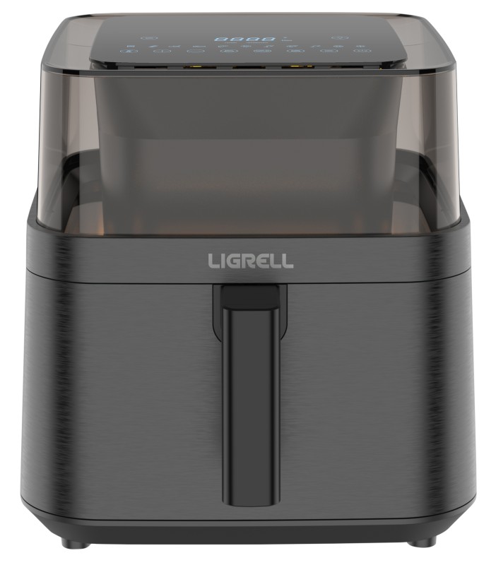 Аэрогриль LIGRELL LAIF-6002TB черный, 7л, 2200Вт, 13 программ, LED-дисплей