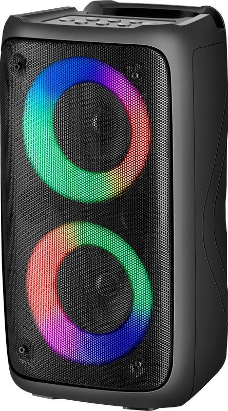 Колонка Defender Boomer 20 Black 20Вт 2400 мА*ч Light/BT/FM/USB/AUX/MIC