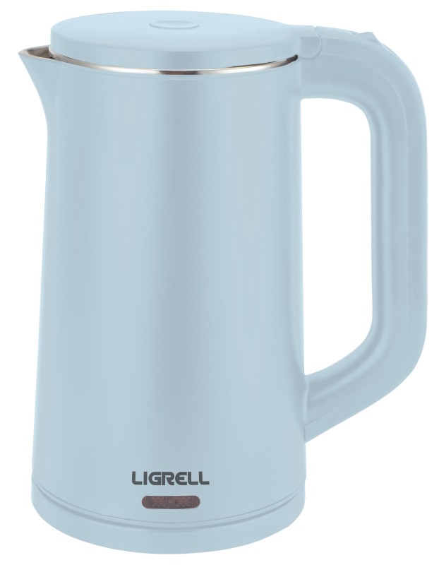 Чайник LIGRELL LEK-1727PS Голубой 1.7л, 2000Вт, двухстенный