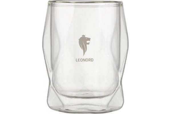 Стакан Leonord AROMA 350мл боросиликатное стекло с гранями арт. 107300 