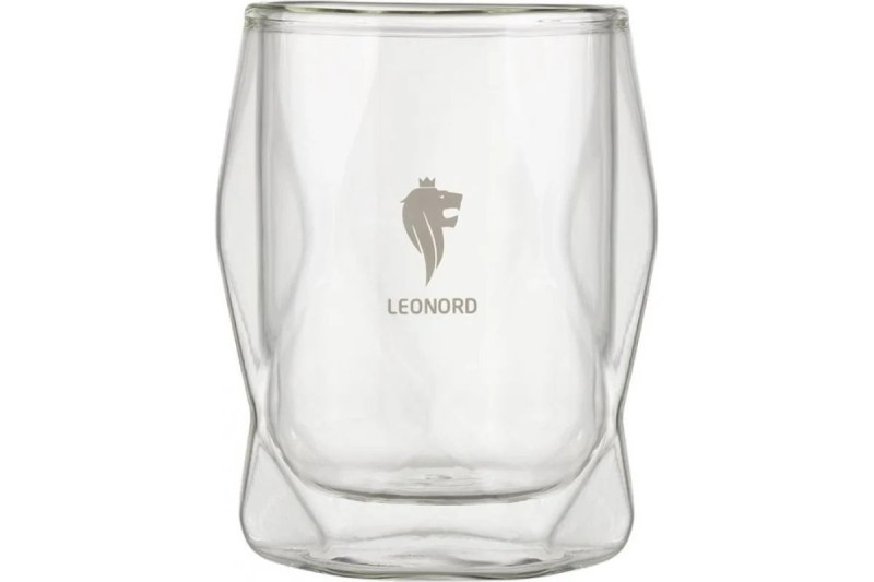 Стакан Leonord AROMA 350мл боросиликатное стекло с гранями арт. 107300 
