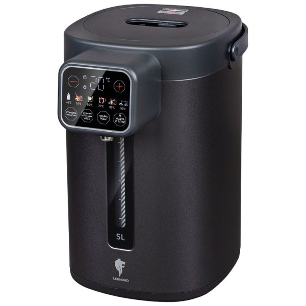 Термопот Leonord LE-1544, 5л, 1600Вт, колба нерж.сталь, тёмно-серый арт. 109688