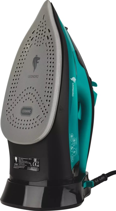 Утюг беспроводной Leonord LE-1807U бирюзовый 2,6кВт, подошва керамика, пар, спрей, пар.удар 270100