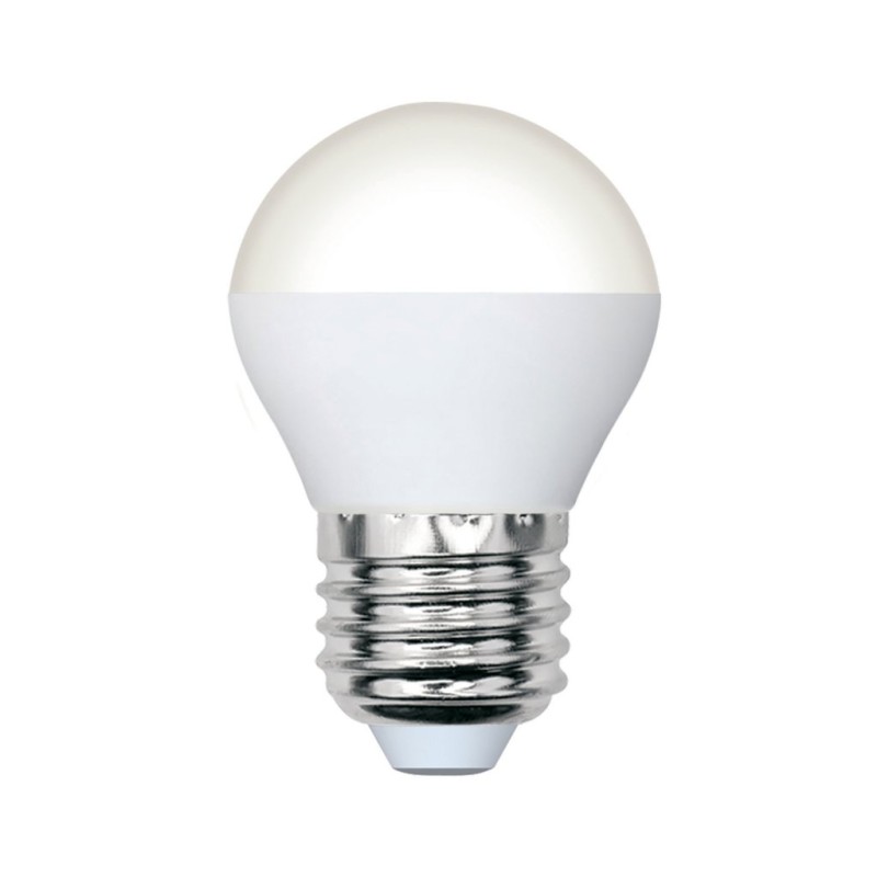 Светодиодная лампа Volpe G45 шар E27 6W(600lm) 4000K 4K матовая LED-G45-6W/4000K/E27/FR/SLS