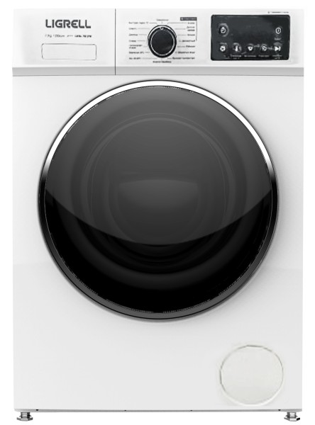Стиральная машина LIGRELL LWM-7012IW белый, 7кг 1200об/мин, 16 программ, пар, A+++, 59.8x44.5x84.5см