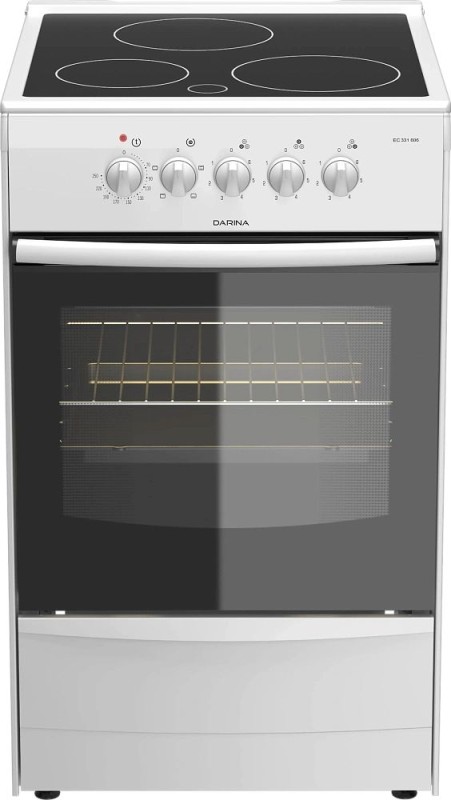 Электроплита DARINA 1B EC 331 606 W белый, стеклокерамика, 3 конфоки, 6.6кВт, 50x56