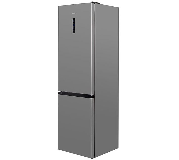 Холодильник LERAN CBF 226 IX NF серебристый, 324/245/76л, N, SN, ST, 198,5х60,5х59,5см