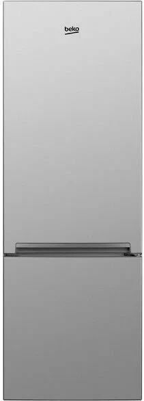 Холодильник BEKO RCSK250M00S серебристый, 250л, 158х60х54см