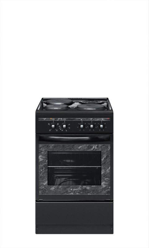 Электроплита Gefest 5140-0130 черный матовый, эмаль, 3 конфорки, 6000Вт, 50x59