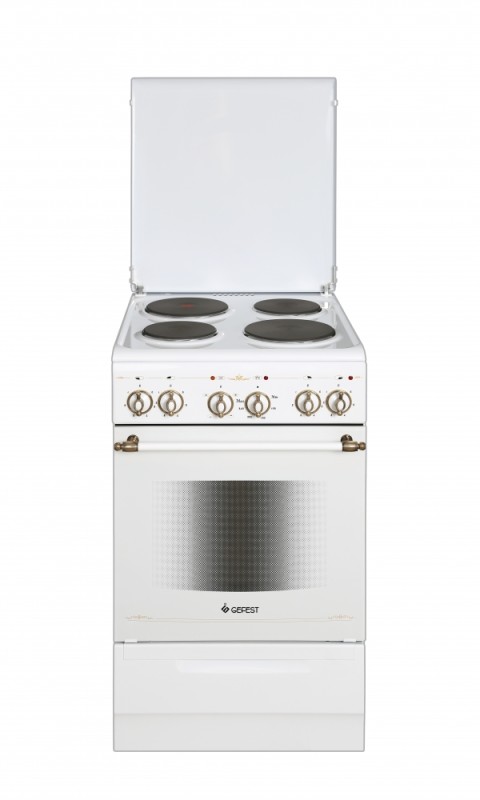 Электроплита Gefest 5140-01 0121, 50x59, белый в стиле 