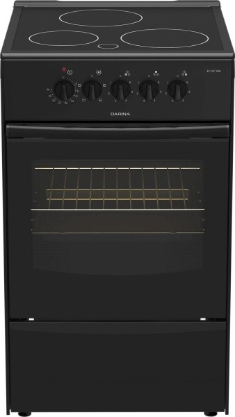 Электроплита DARINA 1B EC 331 606 At черный, стеклокерамика, 3 конфоки, 6.6кВт, 50x56