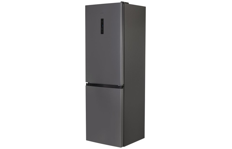 Холодильник LERAN CBF 206 IX NF серебристый, 300/207/93л, N SN ST, 185х59х59,5см