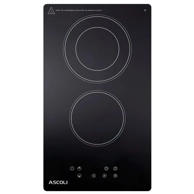 Варочная панель Ascoli HH302-03AB 3000Вт, ст.керамика, сенсорная