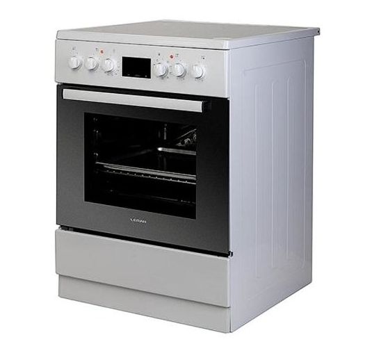 Электроплита LERAN ECC 1615 W белый, стеклокерамика, 6100Вт, 60x60